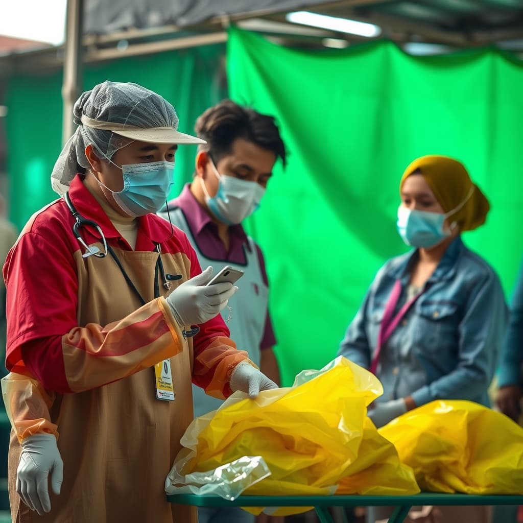 Illustration : Une bactérie mortelle place la Thaïlande en état d'alerte sanitaire