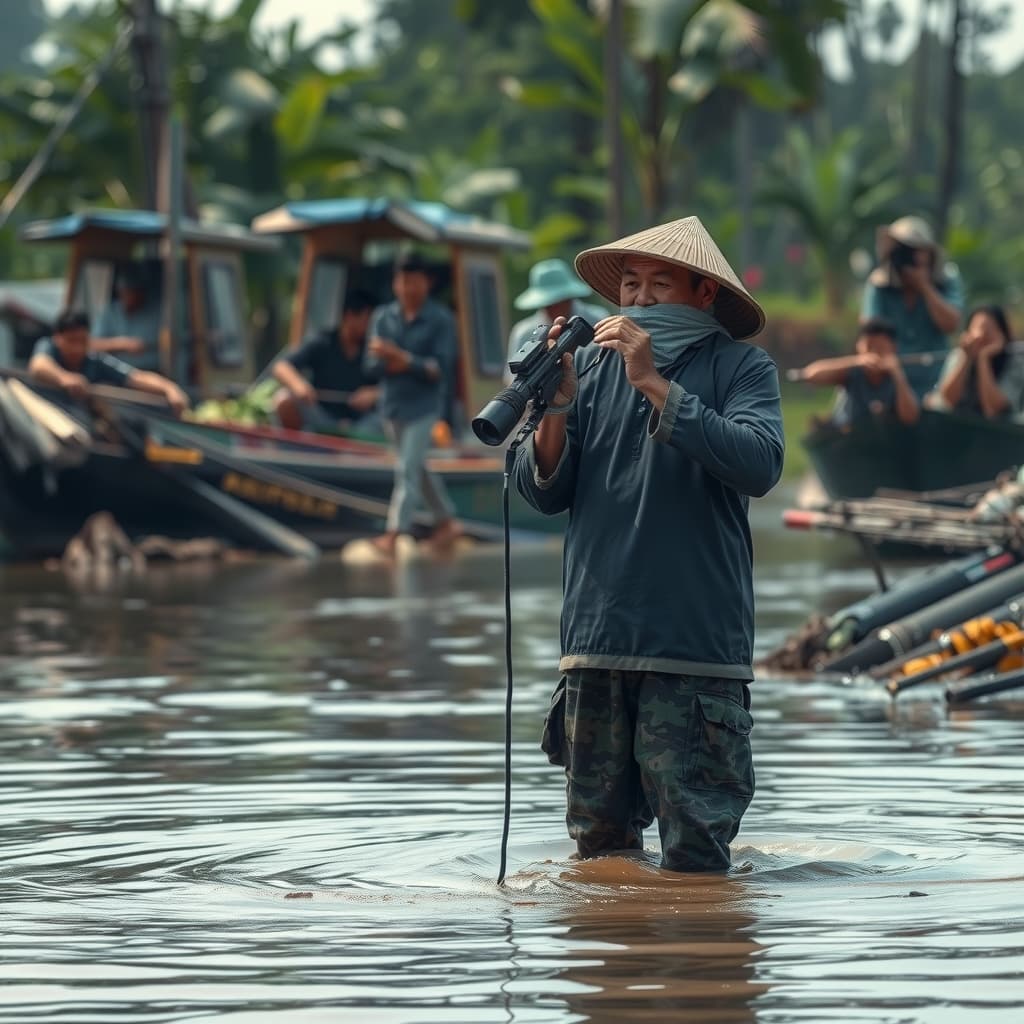 Illustration : Alerte environnementale : le Mékong contaminé à l'arsenic