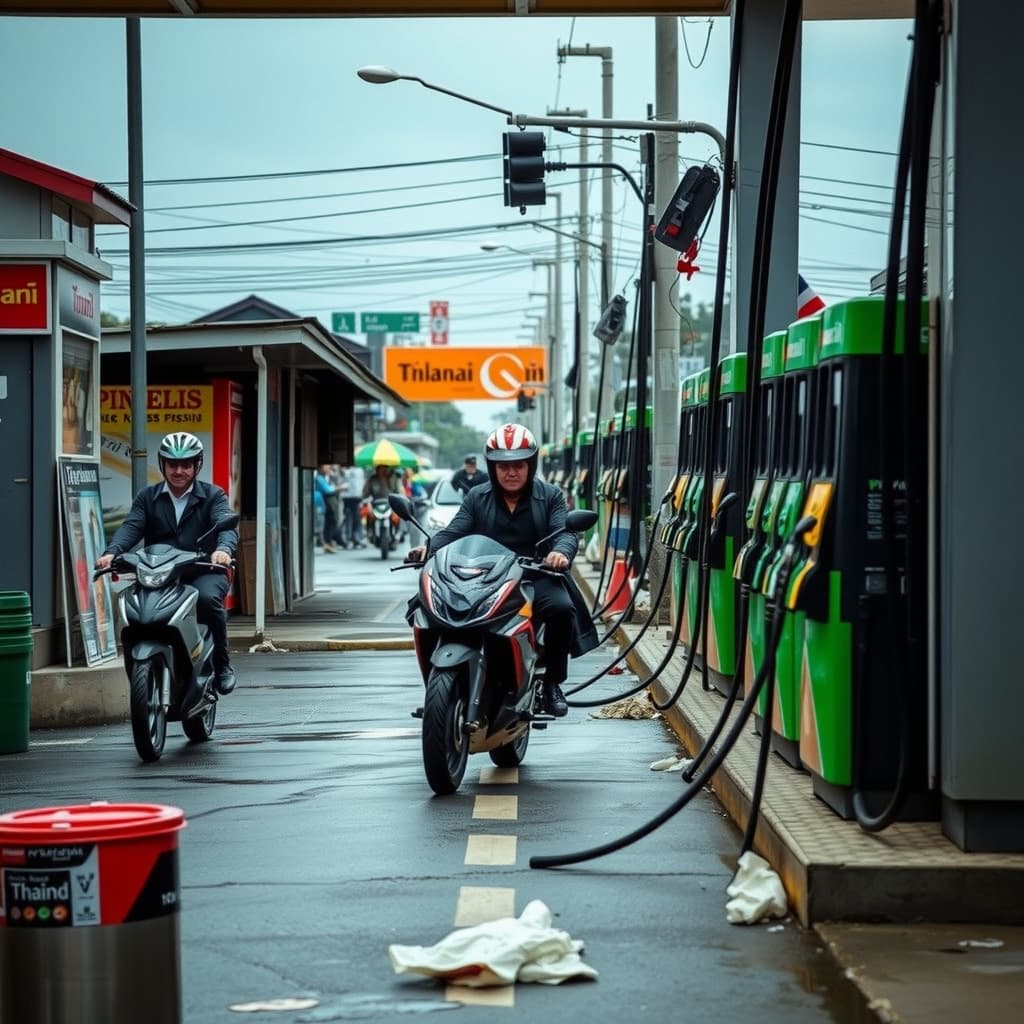 Illustration : Baisse du prix du diesel pour soutenir le pouvoir d’achat des Thaïlandais