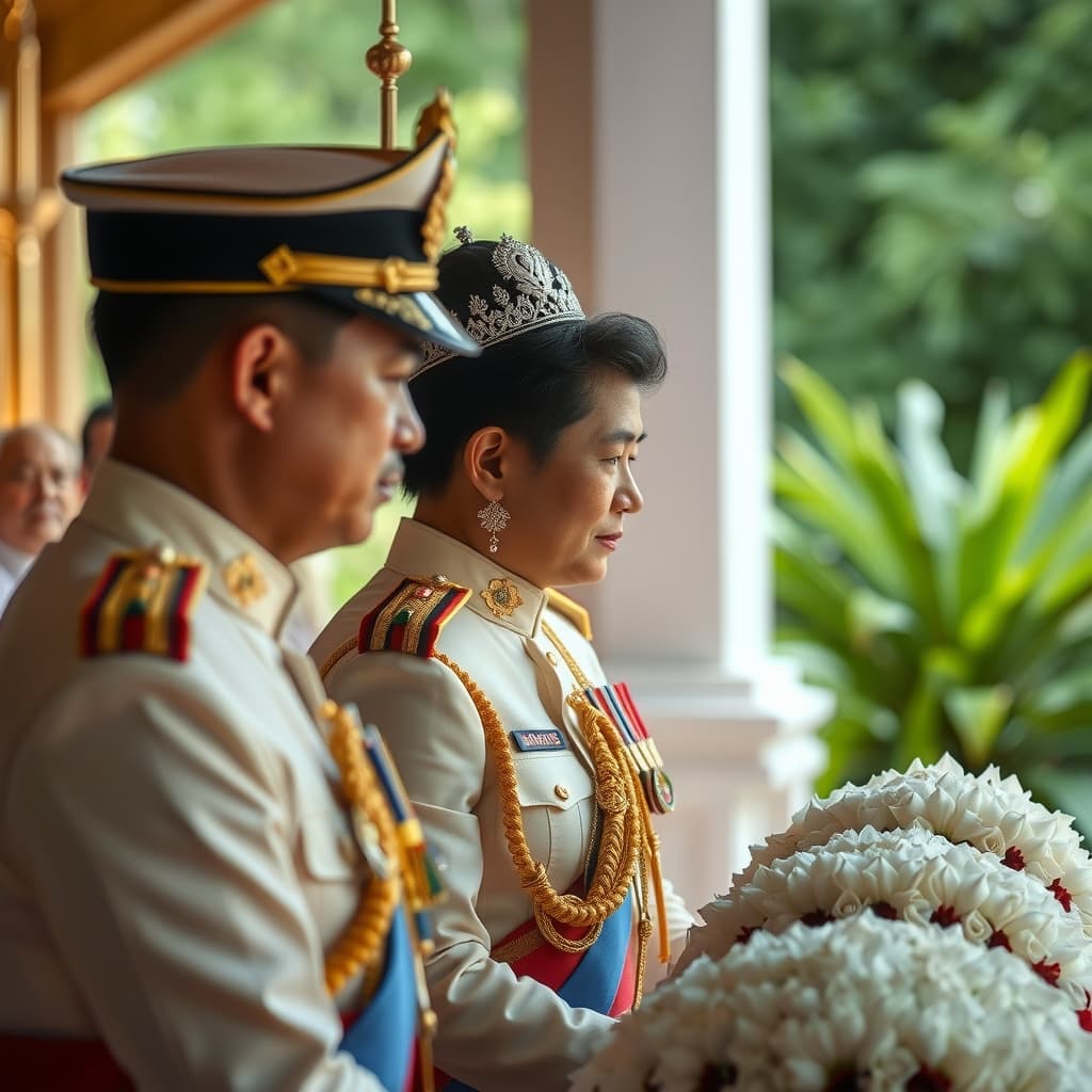 Illustration : La Thaïlande en deuil après le décès de la princesse Bajrakitiyabha
