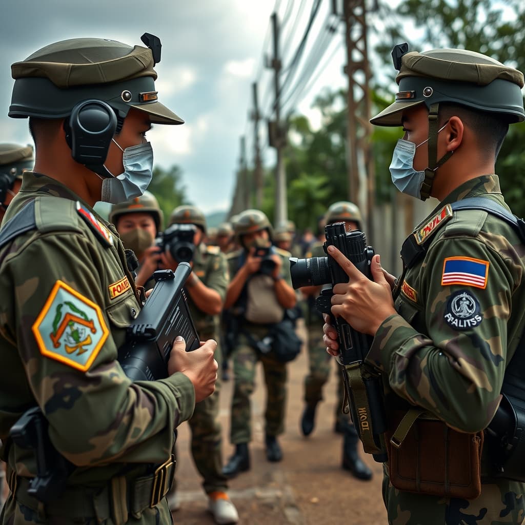 Illustration : Tensions diplomatiques et militaires à la frontière cambodgienne