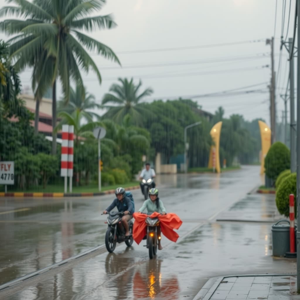 Illustration : La Thaïlande entre officiellement dans la saison des pluies