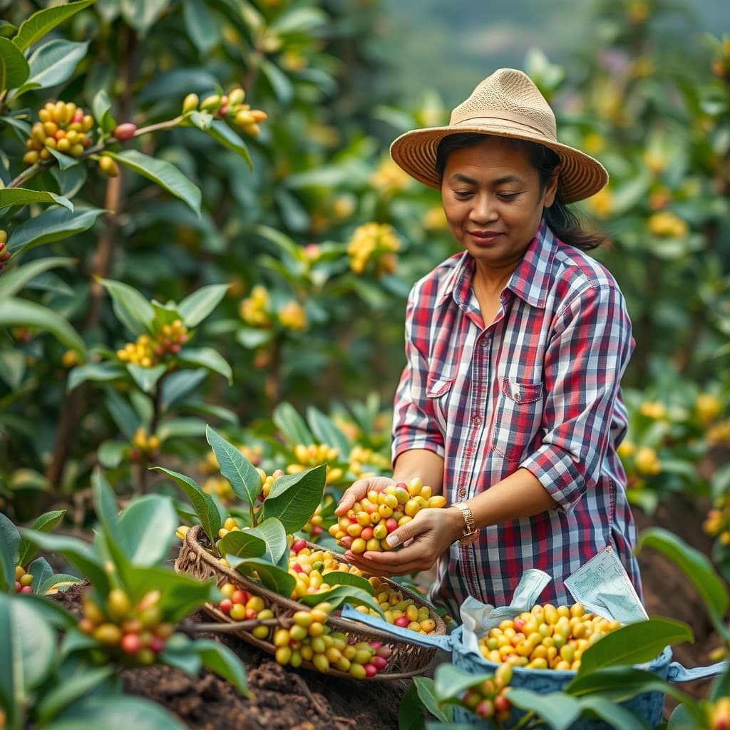 Illustration : Investissement massif du Vietnam dans la filière café au Laos