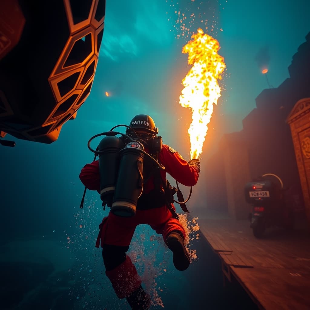 Illustration : Incendie spectaculaire dans un hôtel de Pattaya