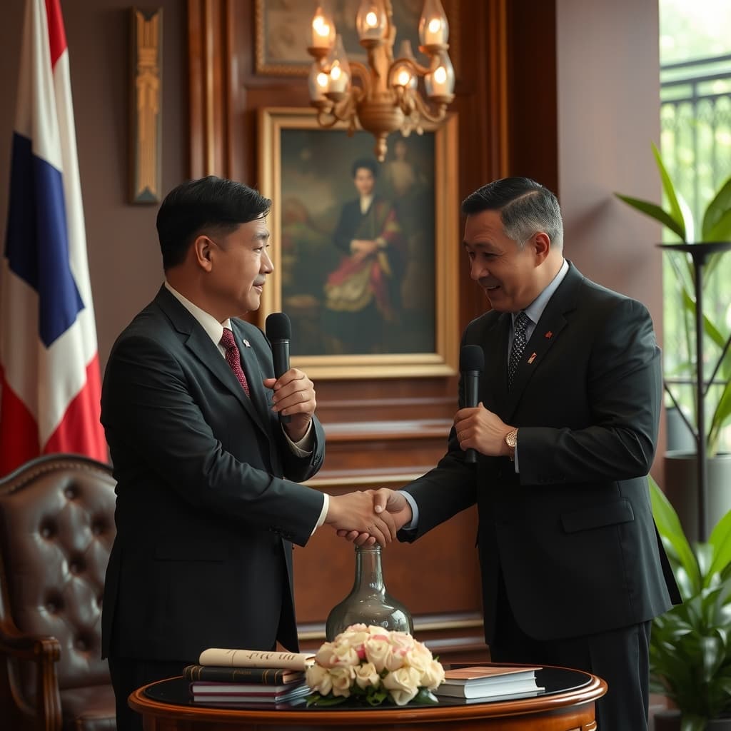 Illustration : Renforcement des liens stratégiques entre la France et la Thaïlande