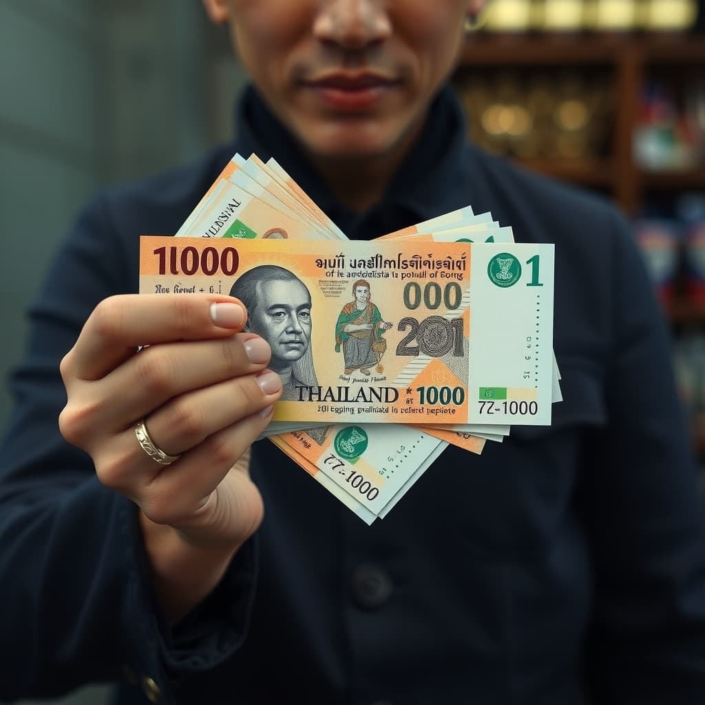 Illustration : Menaces sur la monnaie nationale thaïlandaise