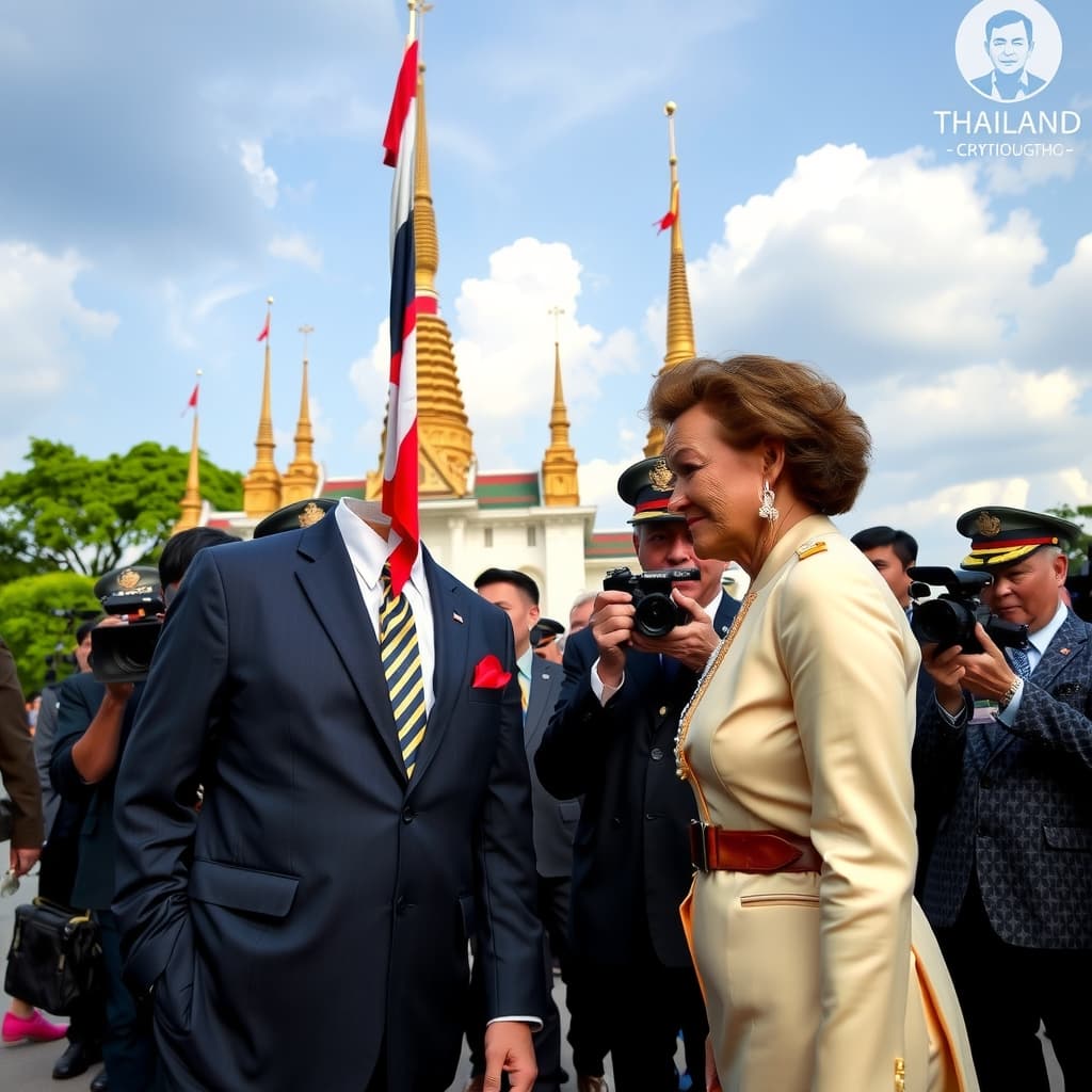 Illustration : Visite historique en France pour le couple royal thaïlandais