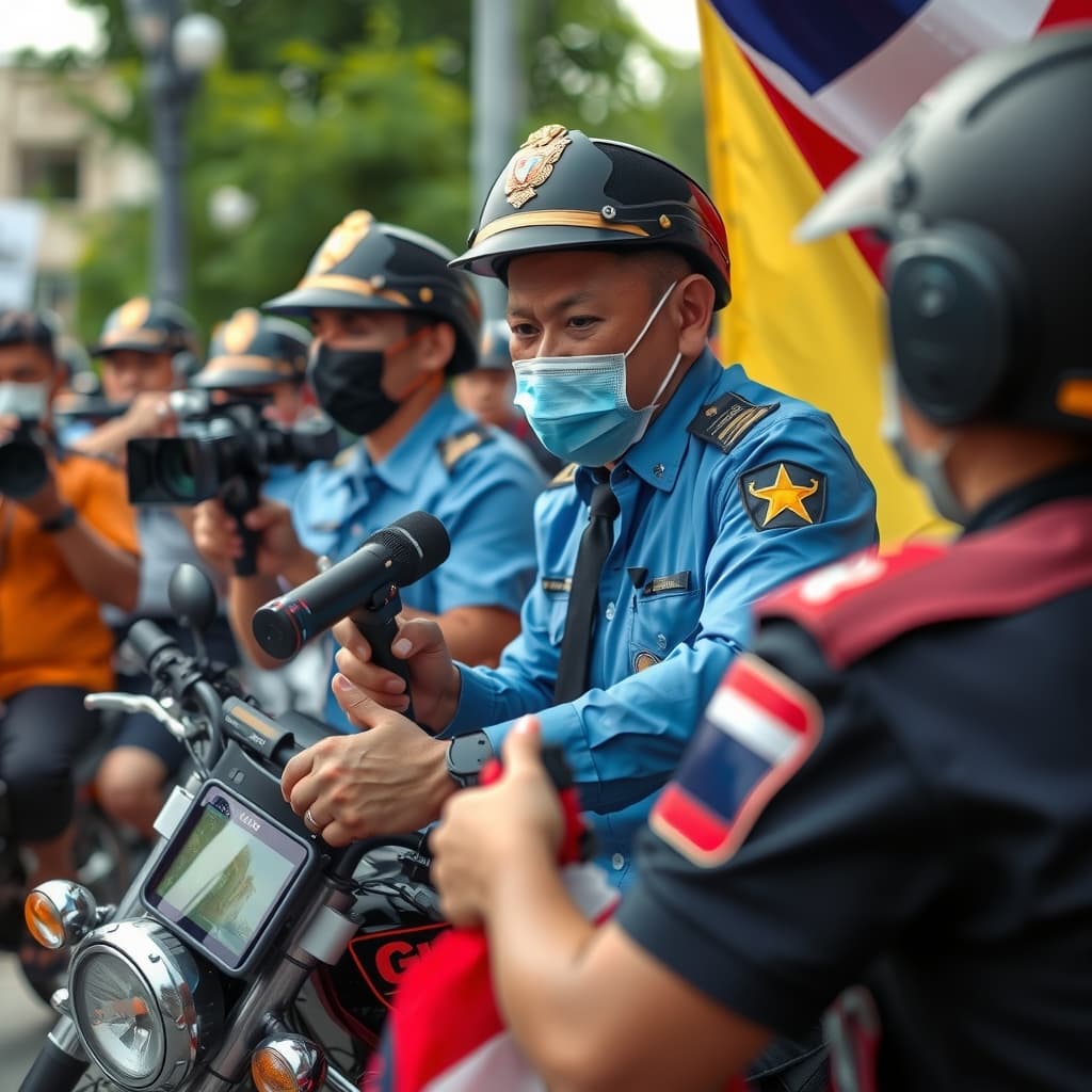 Illustration : Rong Chhun conteste ses restrictions politiques au Cambodge