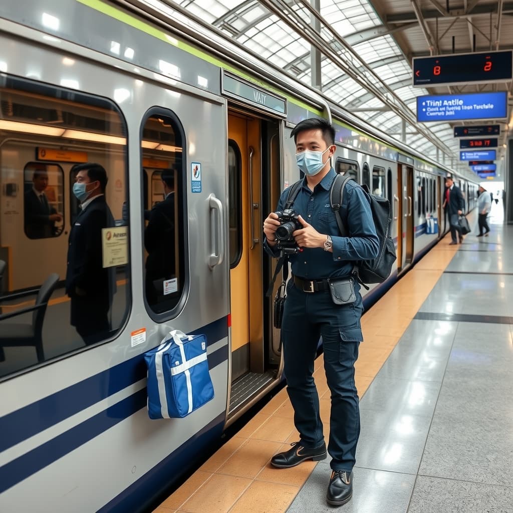 Illustration : L'Airport Rail Link opérationnel après un incident technique