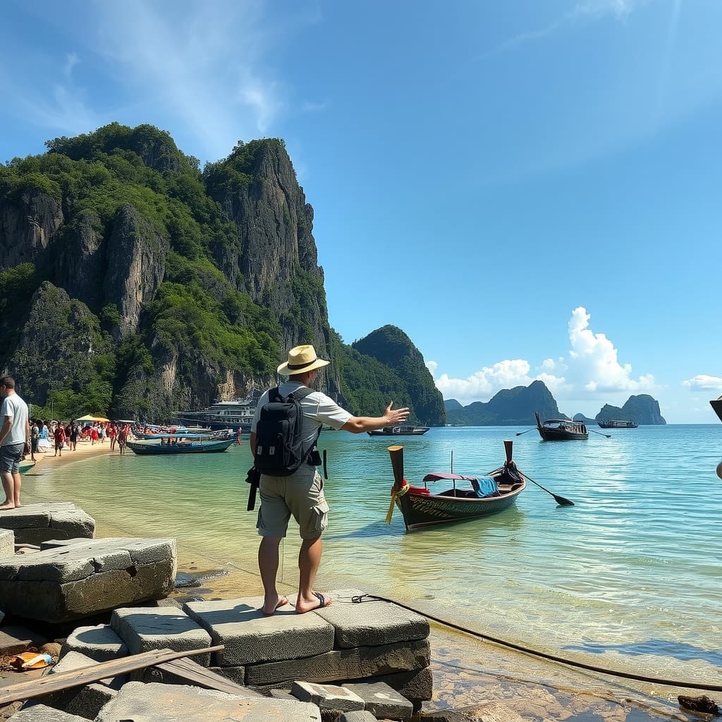 Illustration : Le secteur touristique thaïlandais en léger recul