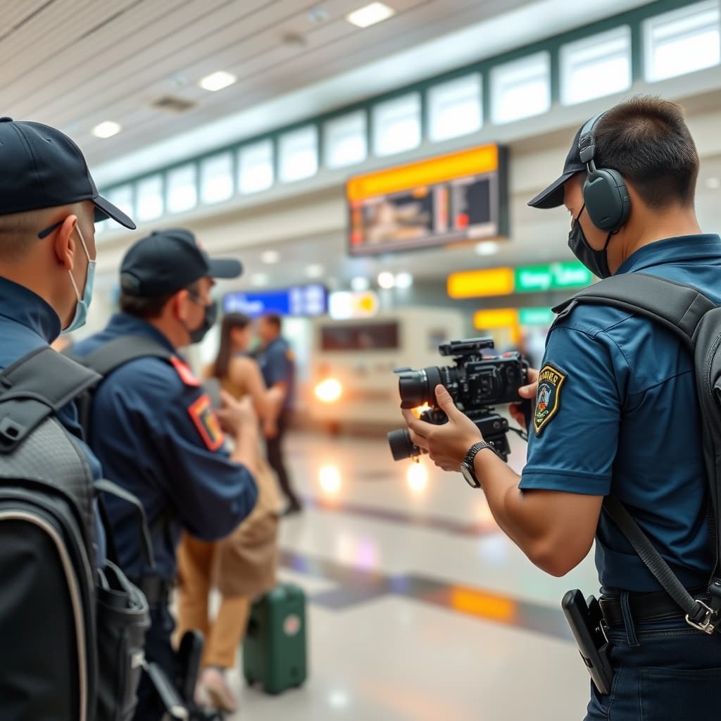 Illustration : Incident diplomatique à l'aéroport de Suvarnabhumi