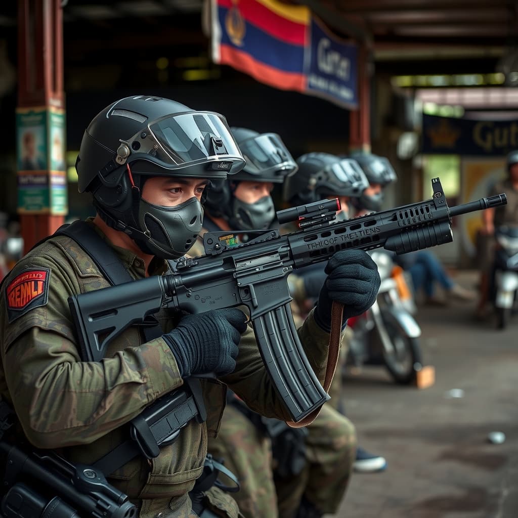 Illustration : Réflexion sur la violence armée après le drame de Nonthaburi