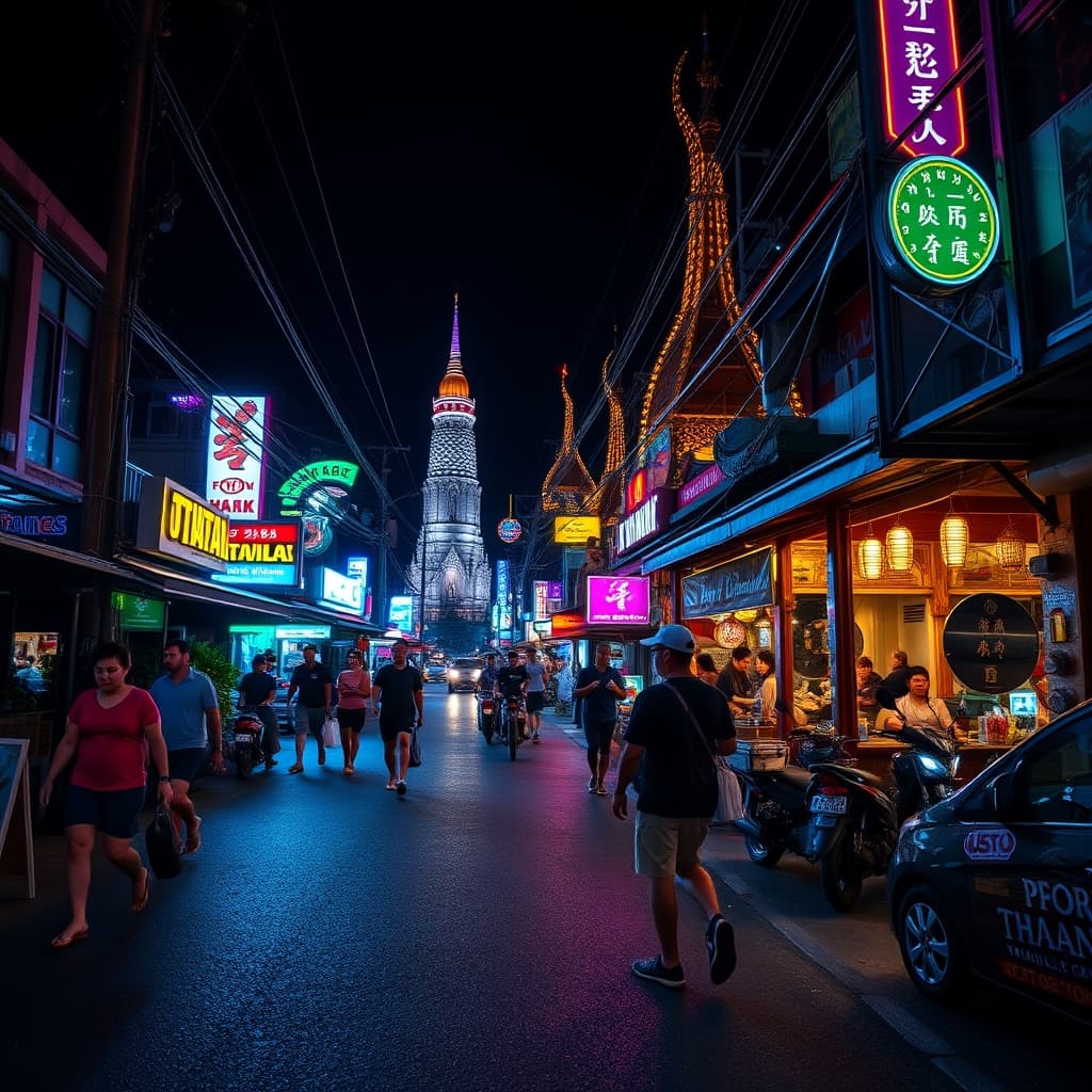 Illustration : Bangkok, capitale mondiale de la vie nocturne