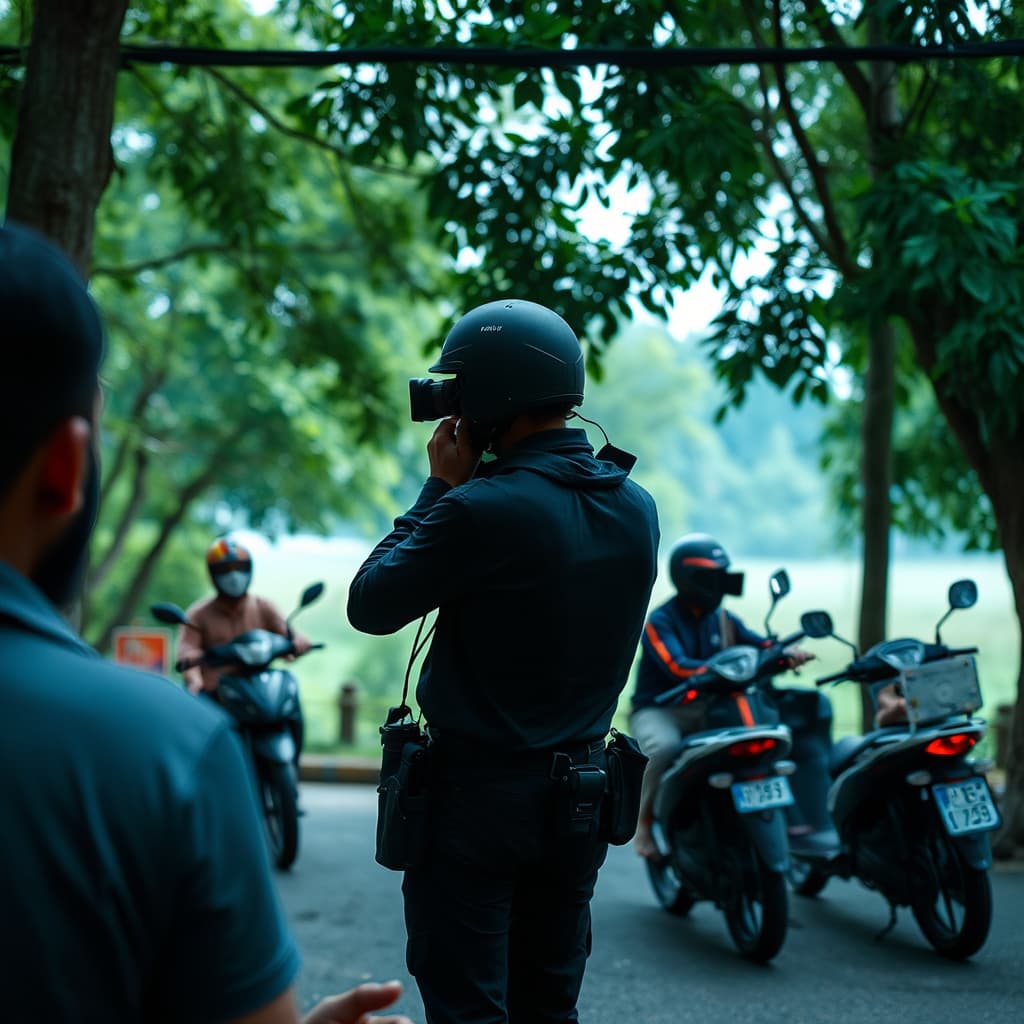 Illustration : Renforcement technologique de la police touristique