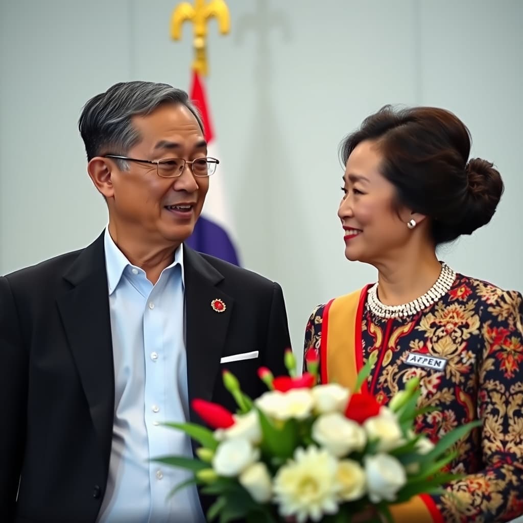 Illustration : Visite historique : le roi de Thaïlande reçu avec honneur à Hanoï