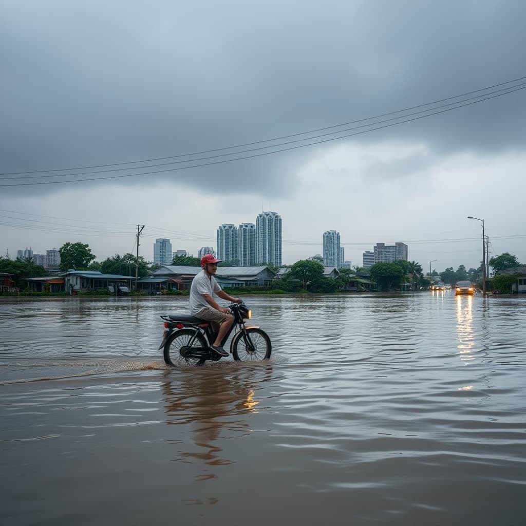 Illustration : Météo capricieuse en Thaïlande : alerte aux fortes pluies