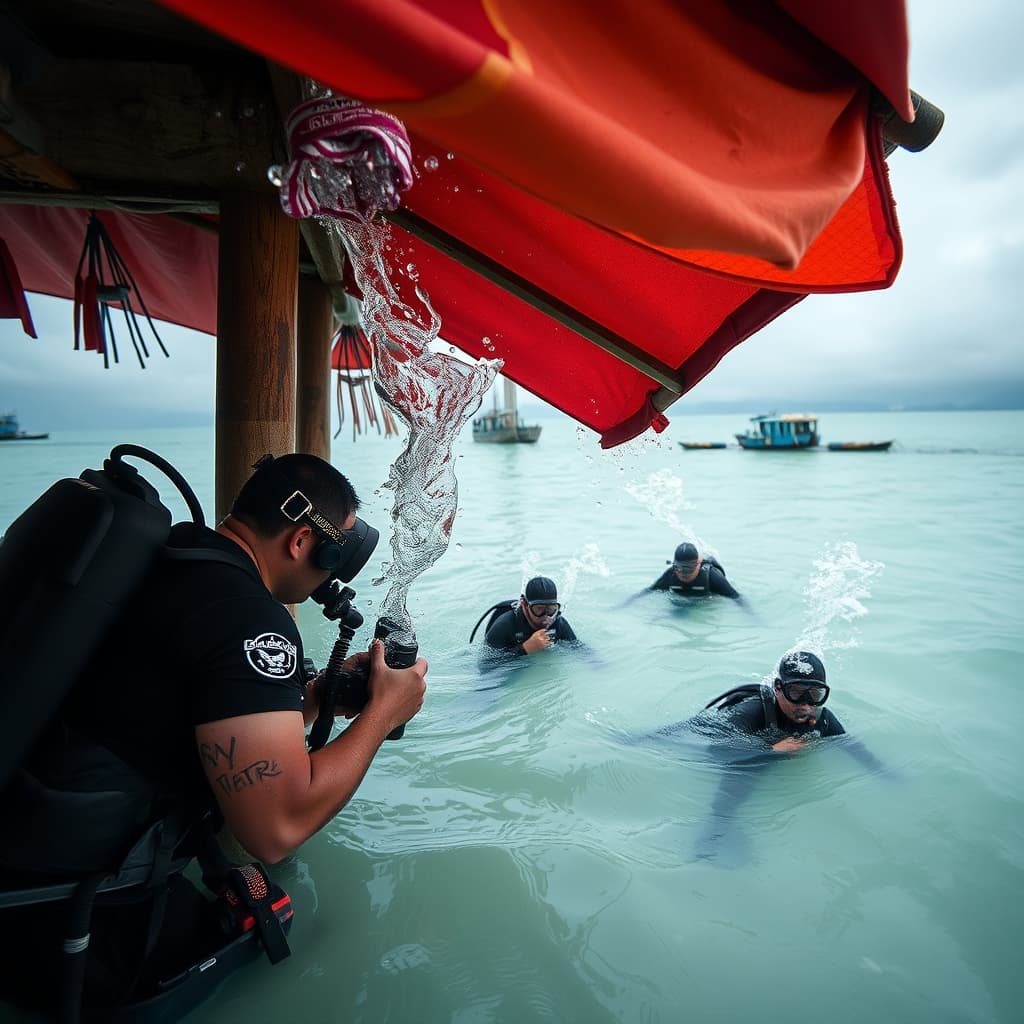 Illustration : Pattaya sous les eaux après des pluies diluviennes